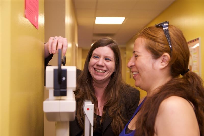 A patient receives care at CommunityHealth of Chicago